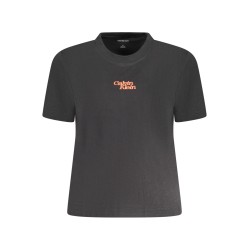 CALVIN KLEIN T-SHIRT MANICHE CORTE DONNA NERO