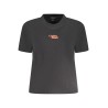 CALVIN KLEIN T-SHIRT MANICHE CORTE DONNA NERO