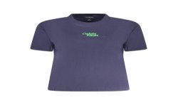 CALVIN KLEIN T-SHIRT MANICHE CORTE DONNA BLU