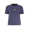 CALVIN KLEIN T-SHIRT MANICHE CORTE DONNA BLU