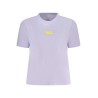 CALVIN KLEIN T-SHIRT MANICHE CORTE DONNA VIOLA