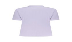 CALVIN KLEIN T-SHIRT MANICHE CORTE DONNA VIOLA