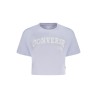 CONVERSE T-SHIRT MANICHE CORTE DONNA VIOLA