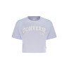 CONVERSE T-SHIRT MANICHE CORTE DONNA VIOLA