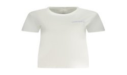 CONVERSE T-SHIRT MANICHE CORTE DONNA BIANCO