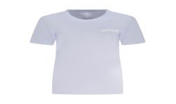 CONVERSE T-SHIRT MANICHE CORTE DONNA VIOLA