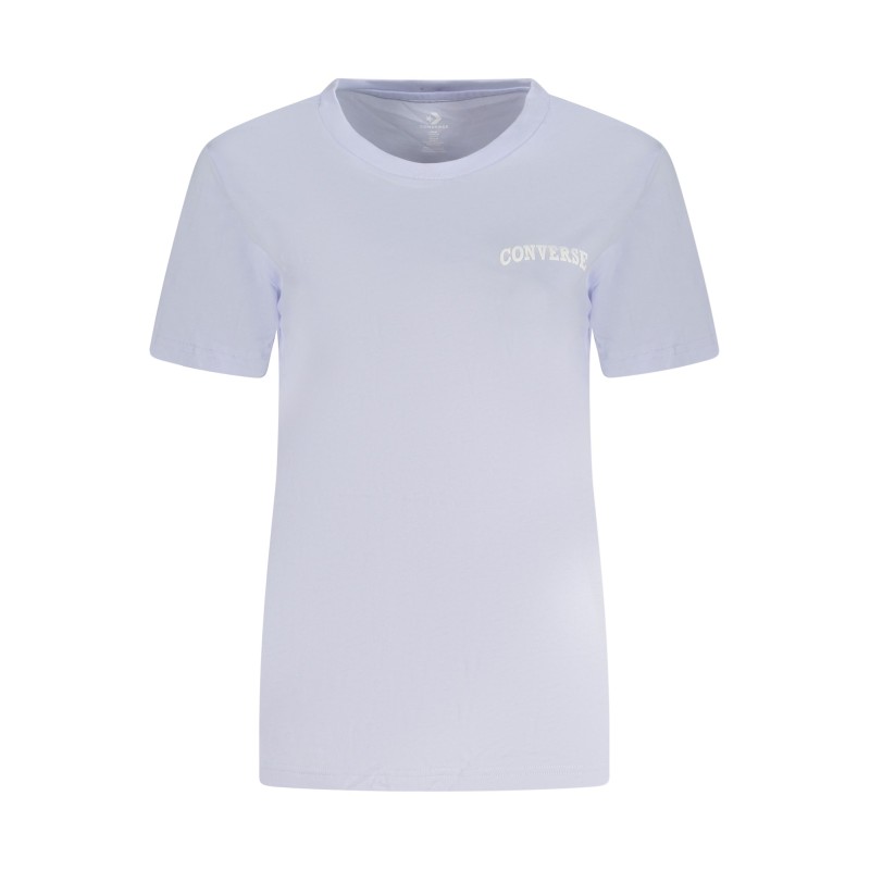 CONVERSE T-SHIRT MANICHE CORTE DONNA VIOLA