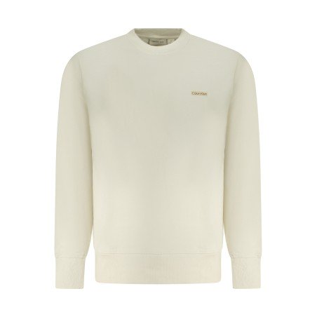 CALVIN KLEIN FELPA SENZA ZIP UOMO BEIGE