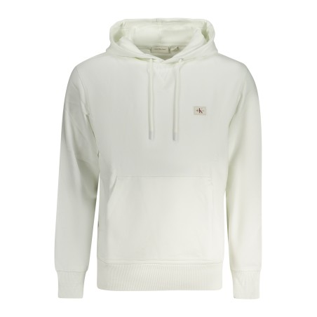 CALVIN KLEIN FELPA SENZA ZIP UOMO BIANCO