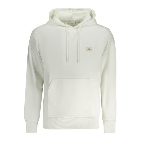 CALVIN KLEIN FELPA SENZA ZIP UOMO BIANCO