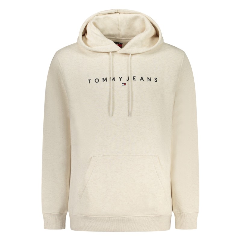 TOMMY HILFIGER FELPA SENZA ZIP UOMO BEIGE