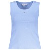 TOMMY HILFIGER CANOTTA DONNA AZZURRO