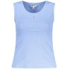TOMMY HILFIGER CANOTTA DONNA AZZURRO