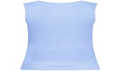 TOMMY HILFIGER CANOTTA DONNA AZZURRO