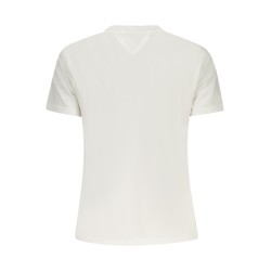 TOMMY HILFIGER T-SHIRT MANICHE CORTE DONNA BEIGE