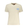 TOMMY HILFIGER T-SHIRT MANICHE CORTE DONNA BEIGE
