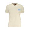 TOMMY HILFIGER T-SHIRT MANICHE CORTE DONNA BEIGE