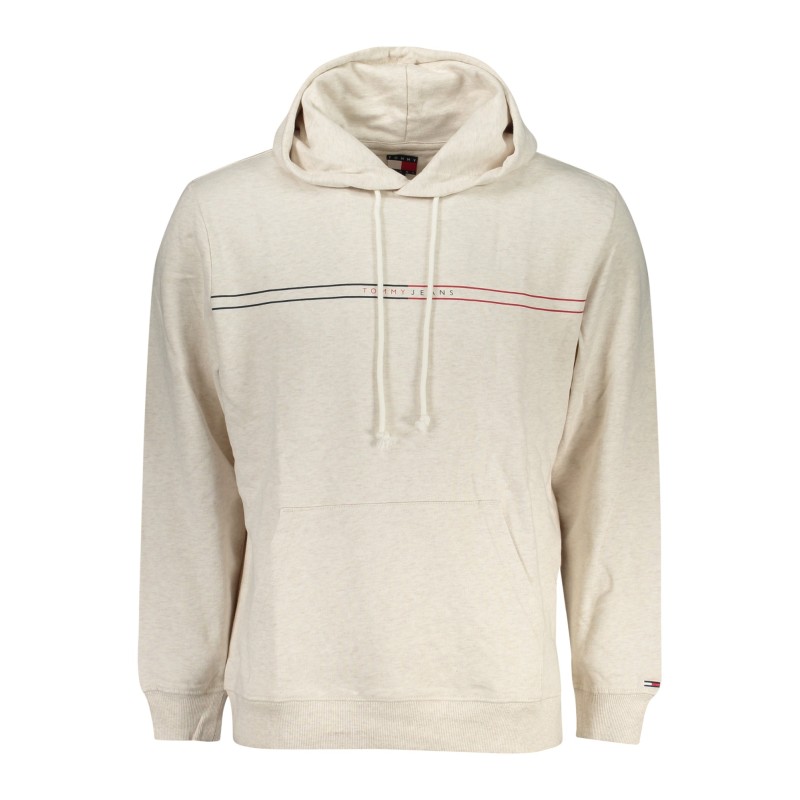 TOMMY HILFIGER FELPA SENZA ZIP UOMO BEIGE