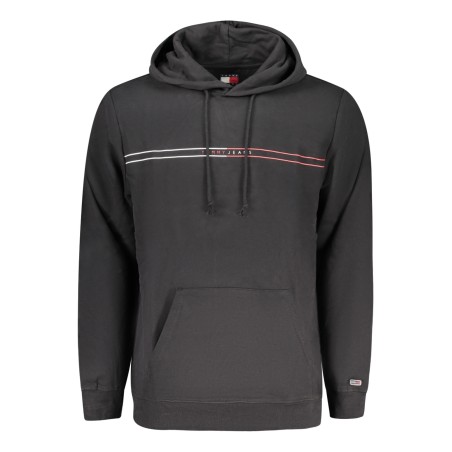 TOMMY HILFIGER FELPA SENZA ZIP UOMO NERO