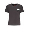 TOMMY HILFIGER T-SHIRT MANICHE CORTE DONNA NERO