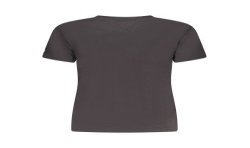 TOMMY HILFIGER T-SHIRT MANICHE CORTE DONNA NERO