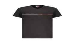 TOMMY HILFIGER T-SHIRT MANICHE CORTE UOMO NERO