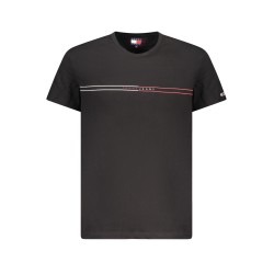 TOMMY HILFIGER T-SHIRT MANICHE CORTE UOMO NERO