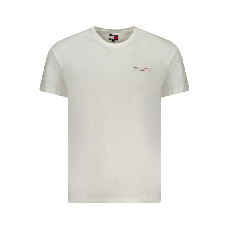 TOMMY HILFIGER T-SHIRT MANICHE CORTE UOMO BIANCO