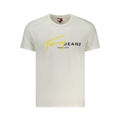 TOMMY HILFIGER T-SHIRT MANICHE CORTE UOMO BIANCO