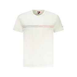 TOMMY HILFIGER T-SHIRT MANICHE CORTE UOMO BIANCO