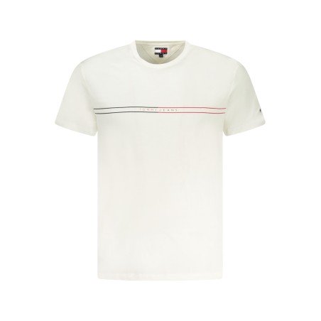 TOMMY HILFIGER T-SHIRT MANICHE CORTE UOMO BIANCO