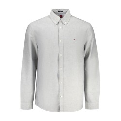 TOMMY HILFIGER CAMICIA MANICHE LUNGHE UOMO GRIGIO