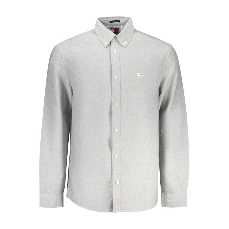 TOMMY HILFIGER CAMICIA MANICHE LUNGHE UOMO GRIGIO
