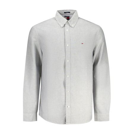 TOMMY HILFIGER CAMICIA MANICHE LUNGHE UOMO GRIGIO