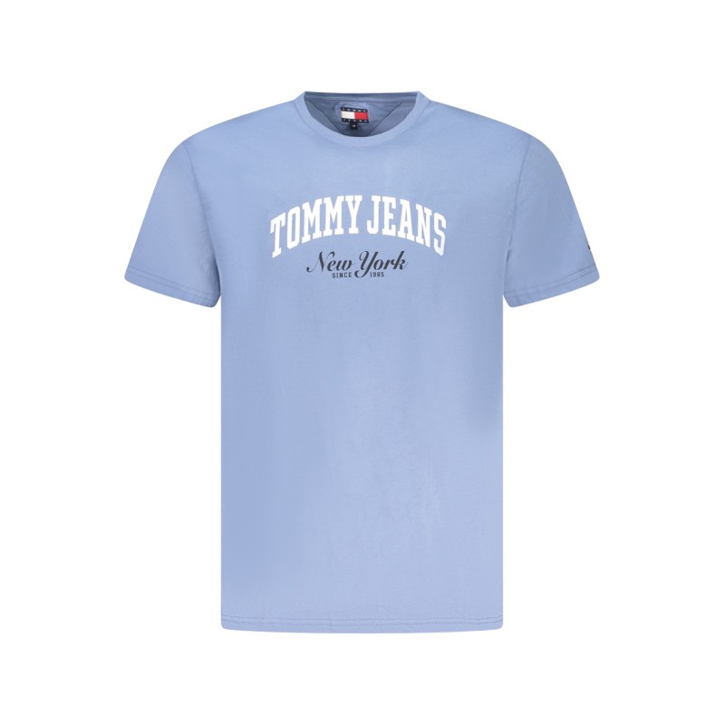 TOMMY HILFIGER T-SHIRT MANICHE CORTE UOMO AZZURRO