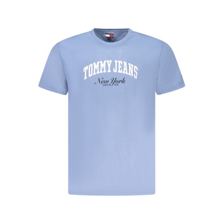 TOMMY HILFIGER T-SHIRT MANICHE CORTE UOMO AZZURRO