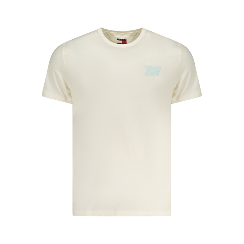 TOMMY HILFIGER T-SHIRT MANICHE CORTE UOMO BEIGE