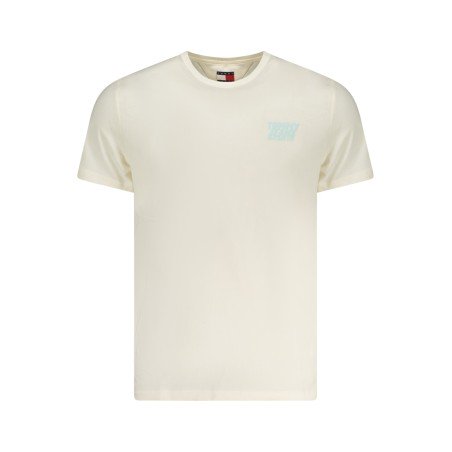 TOMMY HILFIGER T-SHIRT MANICHE CORTE UOMO BEIGE