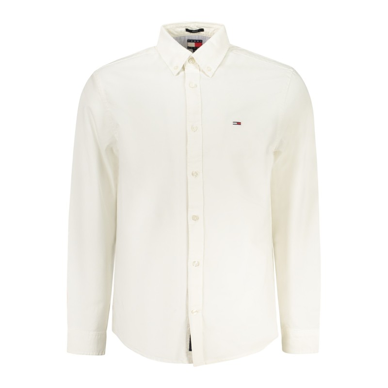TOMMY HILFIGER CAMICIA MANICHE LUNGHE UOMO BIANCO