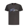 TOMMY HILFIGER T-SHIRT MANICHE CORTE UOMO NERO