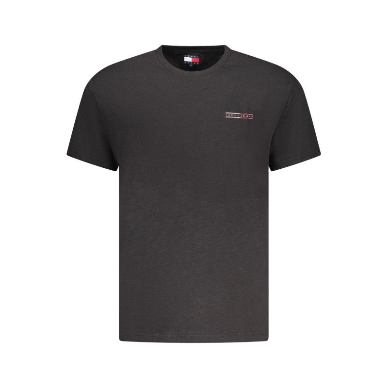 TOMMY HILFIGER T-SHIRT MANICHE CORTE UOMO NERO