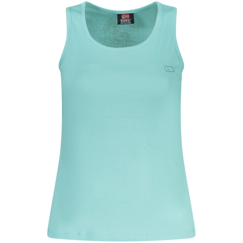 NORWAY 1963 CANOTTA DONNA AZZURRO