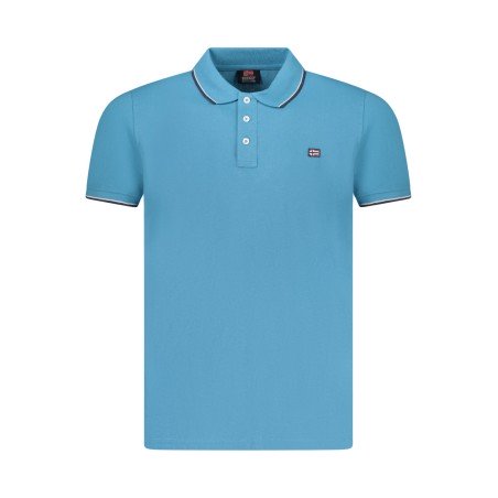 NORWAY 1963 POLO MANICHE CORTE UOMO AZZURRO
