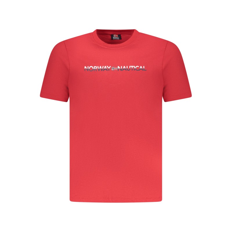 NORWAY 1963 T-SHIRT MANICHE CORTE UOMO ROSSO