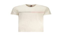 TOMMY HILFIGER T-SHIRT MANICHE CORTE UOMO BEIGE