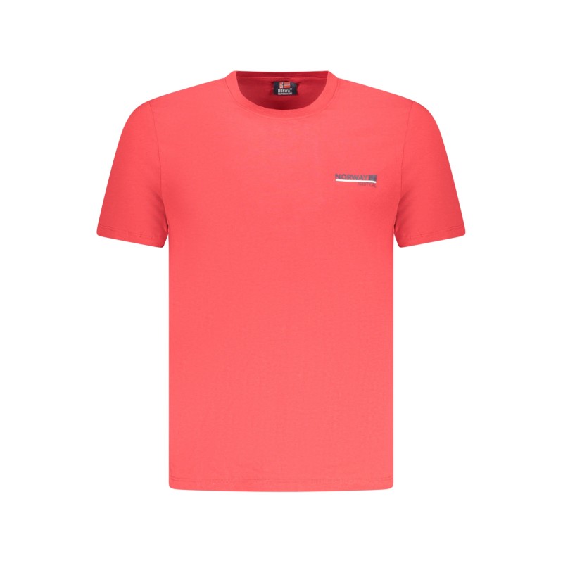 NORWAY 1963 T-SHIRT MANICHE CORTE UOMO ROSSO