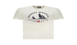 NORWAY 1963 T-SHIRT MANICHE CORTE UOMO BIANCO