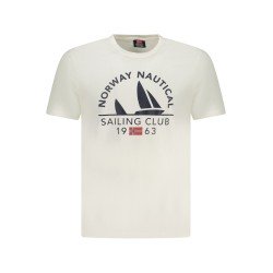 NORWAY 1963 T-SHIRT MANICHE CORTE UOMO BIANCO