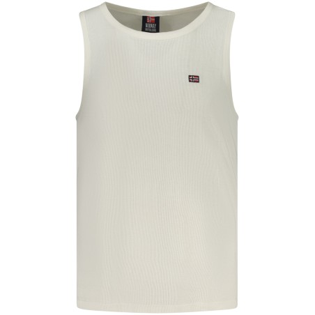 NORWAY 1963 CANOTTA UOMO BIANCO