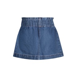 GUESS JEANS GONNA CORTA BAMBINA BLU